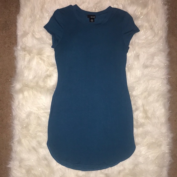 Wet seal turquoise mini dress | size L